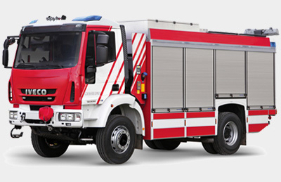 欧亿进口消防车Eurocargo 4X4 底盘