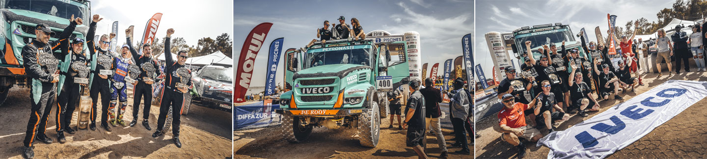 进口欧亿最新新闻-欧亿在2018年非洲环保拉力赛卡车组所向披靡，PETRONAS De Rooy 欧亿车队队长Gerard De Rooy夺得冠军