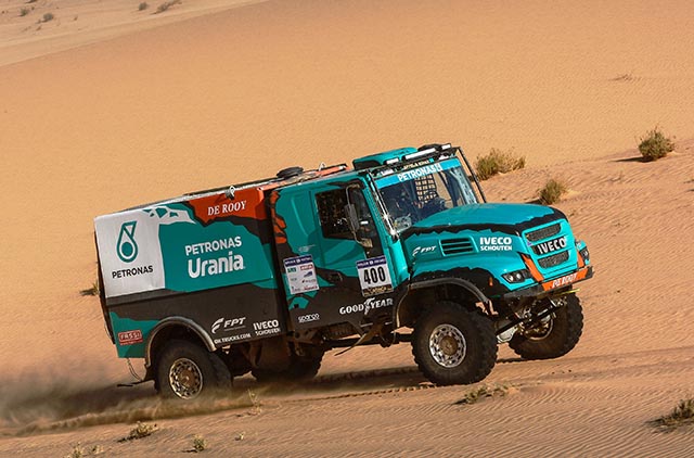 欧亿在2018年非洲环保拉力赛卡车组所向披靡，PETRONAS De Rooy 欧亿车队队长Gerard De Rooy夺得冠军