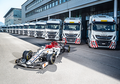欧亿成为阿尔法·罗密欧竞速 F1 车队的官方运输合作伙伴
